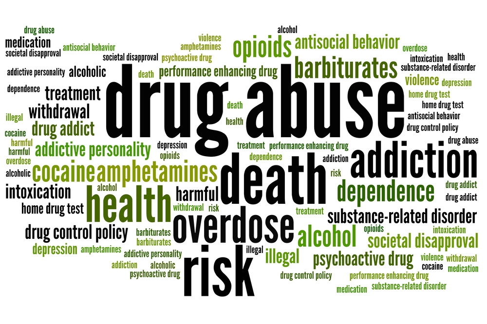 Drug Use In The UK - Word Map